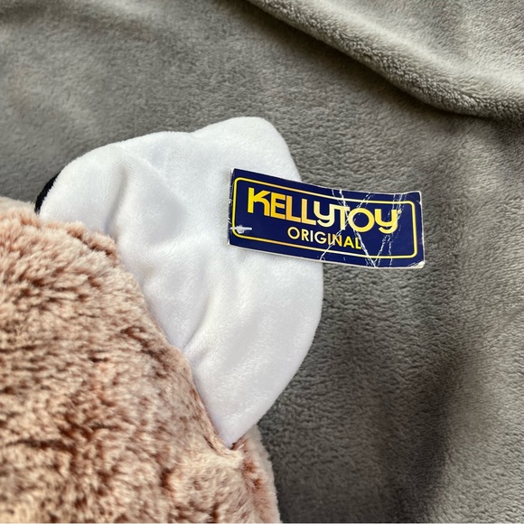 Kellytoy original 20” pink white fox plush glitter eyes 2017 - Picture 3 of 5